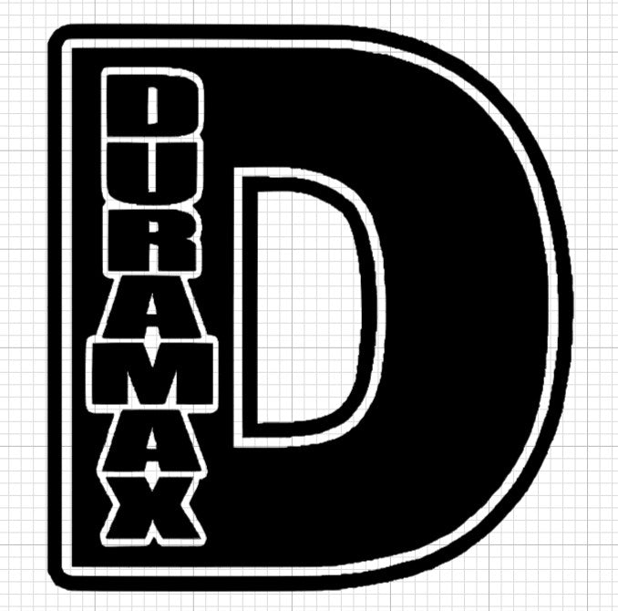 Duramax Rear Window Sticker