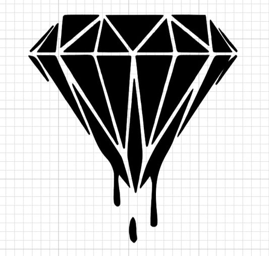 Dripping Diamond Sticker